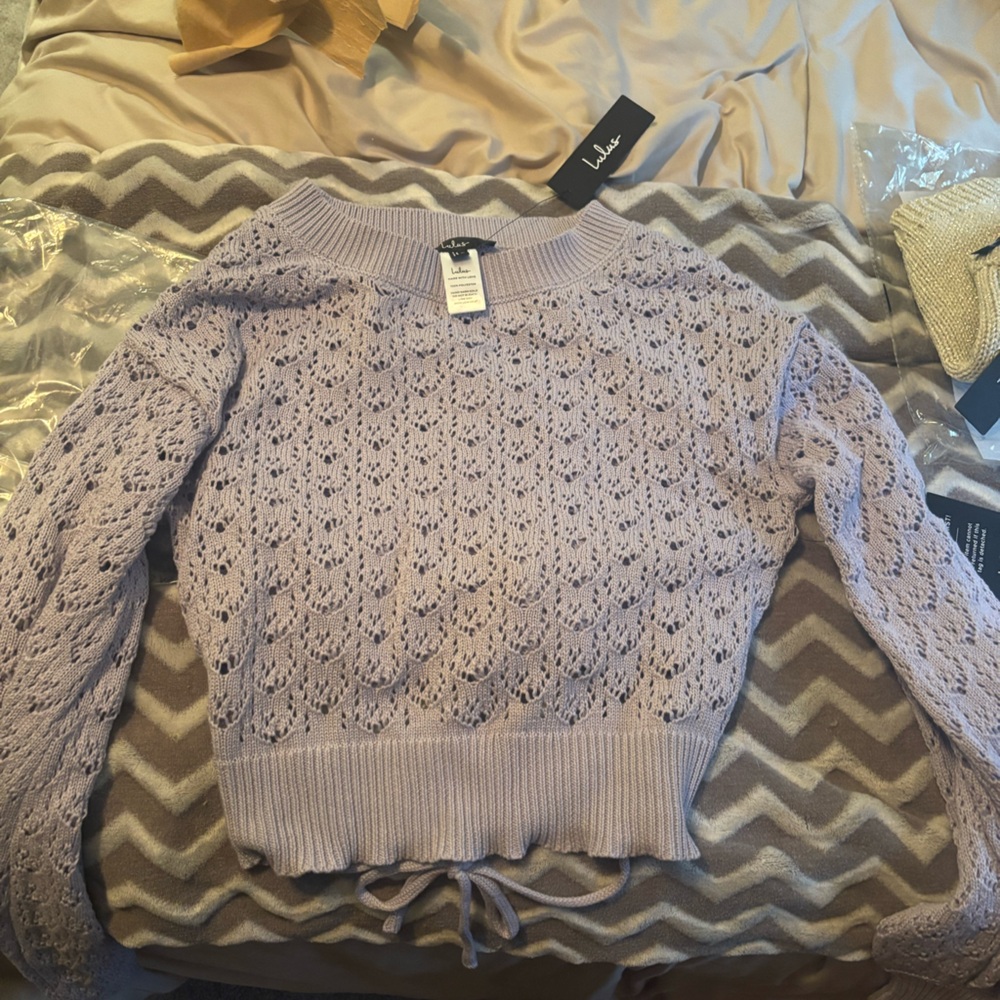 Lulu's Light Purple Women's Sweater